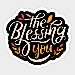 The blessing Sticker